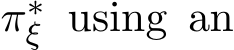  π∗ξ using an