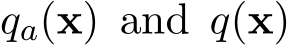  qa(x) and q(x)