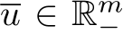  u ∈ Rm−