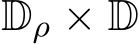  Dρ × D