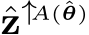  ˆz↑A(ˆθ)
