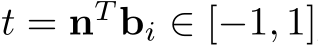 t = nT bi ∈ [−1, 1]