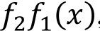 𝑓2𝑓1(𝑥)
