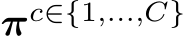  πc∈{1,...,C}