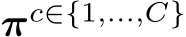  πc∈{1,...,C}