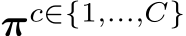  πc∈{1,...,C}