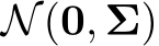  N(0, Σ)