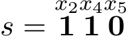  s =x21x41x50