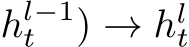  hl−1t ) → hlt