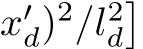 x′d)2/l2d�