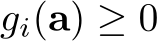  gi(a) ≥ 0