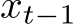  xt−1