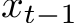  xt−1