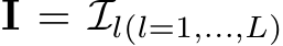  I = Il(l=1,...,L)