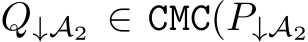  Q↓A2 ∈ CMC(P↓A2