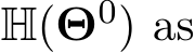  H(Θ0) as