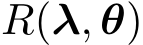  R(λ, θ)