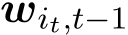  wit,t−1