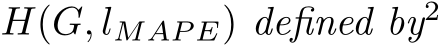  H(G, lMAP E) defined by2