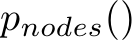  pnodes()