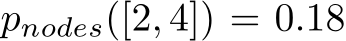 pnodes([2, 4]) = 0.18