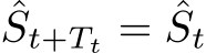 ˆSt+Tt = ˆSt
