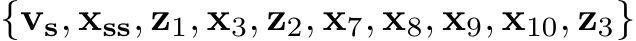 {vs, xss, z1, x3, z2, x7, x8, x9, x10, z3}