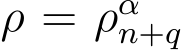  ρ = ραn+q