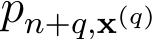  pn+q,x(q)