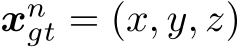 xngt = (x, y, z)