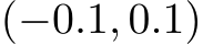  (−0.1, 0.1)