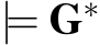  |= G∗