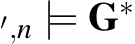 ′,n |= G∗