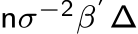 nσ−2β′∆