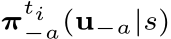 πti−a(u−a|s)