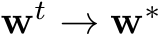  wt → w∗