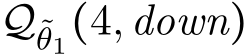  Q˜θ1(4,down)