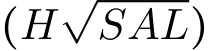 (H√SAL)