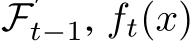  F′t−1, ft(x)