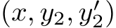  (x, y2, y′2)