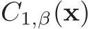  C1,β(x)