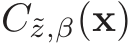  C˜z,β(x)