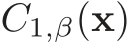  C1,β(x)