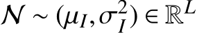  N ∼ (µI,σ2I ) ∈ RL