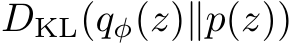 DKL(qφ(z)∥p(z))