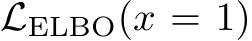  LELBO(x = 1)