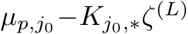  µp,j0−Kj0,∗ζ(L) 