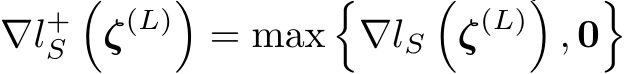  ∇l+S�ζ(L)�= max�∇lS�ζ(L)�, 0�