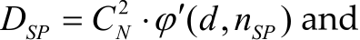 2 ( , )SP N SPD C d n  and