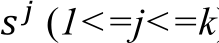 𝑠+ (1<=j<=k